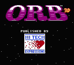 Orb-3D (USA) - Title Screen