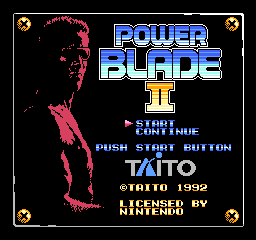 Power Blade 2 (USA) - Title Screen