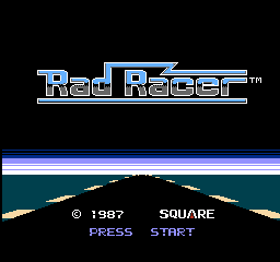 Rad Racer (USA) - Title Screen