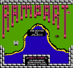 Rampart (USA) (Jaleco) - Title Screen