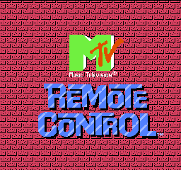 Remote Control (USA) - Title Screen