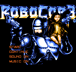 RoboCop 3 (USA) - Title Screen