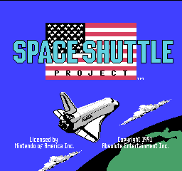 Space Shuttle Project (USA) - Title Screen