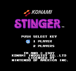 Stinger (USA) - Title Screen