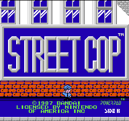 Street Cop (USA) - Title Screen