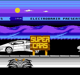 Super Cars (USA) - Title Screen