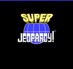 Super Jeopardy! (USA) - Title Screen