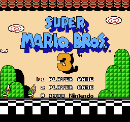 Super Mario Bros. 3 (USA) (Rev 1) - Title Screen