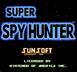 Super Spy Hunter (USA) - Title Screen