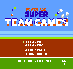 Super Team Games (USA) - Title Screen