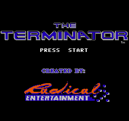 Terminator, The (USA, Europe) - Title Screen