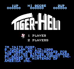 Tiger-Heli (USA) - Title Screen