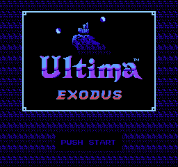 Ultima - Exodus (USA) - Title Screen