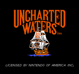Uncharted Waters (USA) - Title Screen