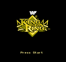 WWF King of the Ring (USA) - Title Screen