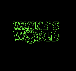 Wayne's World (USA) - Title Screen