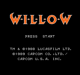 Willow (USA) - Title Screen
