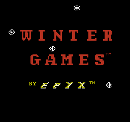 Winter Games (USA) (Rev 1) - Title Screen