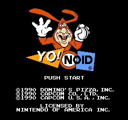 Yo! Noid (USA) - Title Screen
