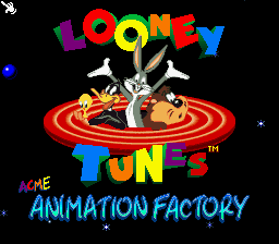 ACME Animation Factory (USA) - Title Screen