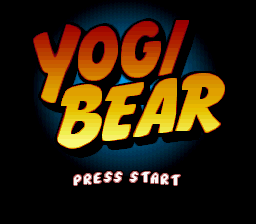 Adventures of Yogi Bear (USA) - Title Screen