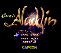 Aladdin (USA) - Title Screen