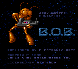 B.O.B. (USA) - Title Screen