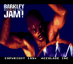 Barkley Shut Up and Jam! (USA) - Title Screen