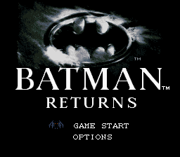Batman Returns (USA) - Title Screen