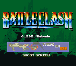 Battle Clash (USA) - Title Screen