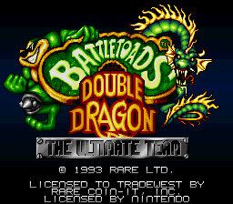 Battletoads-Double Dragon (USA) - Title Screen