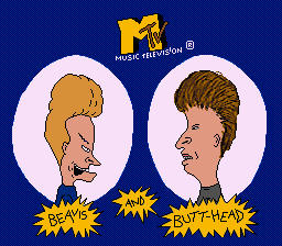 Beavis and Butt-Head (USA) - Title Screen