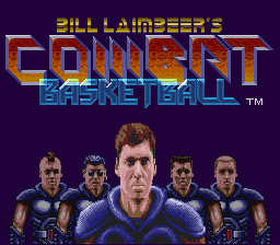 Bill Laimbeer's Combat Basketball (USA) - Title Screen