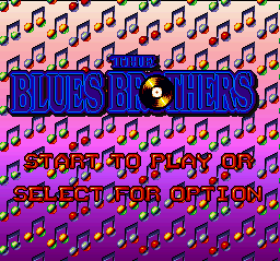 Blues Brothers, The (USA) - Title Screen