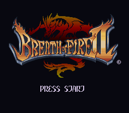 Breath of Fire II (USA) - Title Screen