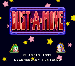Bust-A-Move (USA) - Title Screen
