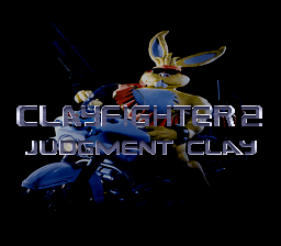 Clay Fighter 2 - Judgment Clay (USA) - Title Screen