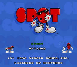 Cool Spot (USA) - Title Screen