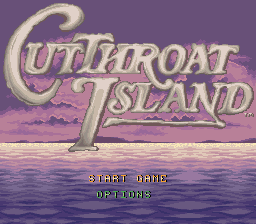 CutThroat Island (USA) - Title Screen