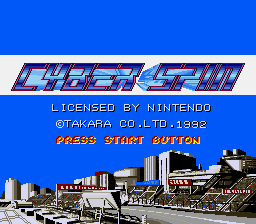 Cyber Spin (USA) - Title Screen