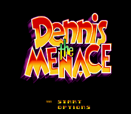Dennis the Menace (USA) - Title Screen