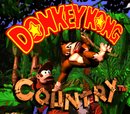 Donkey Kong Country (USA) (Rev 2) - Title Screen