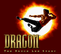 Dragon - The Bruce Lee Story (USA) - Title Screen