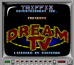 Dream T.V. (USA) - Title Screen