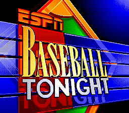 ESPN Baseball Tonight (USA) - Title Screen