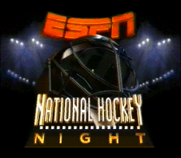 ESPN National Hockey Night (USA) - Title Screen