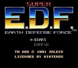 Earth Defense Force (USA) - Title Screen