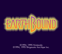 EarthBound (USA) - Title Screen