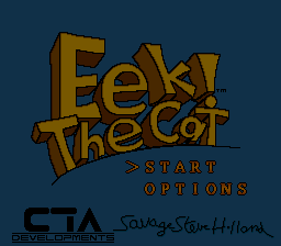 Eek! The Cat (USA) - Title Screen