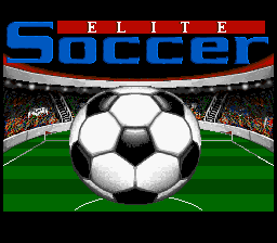 Elite Soccer (USA) - Title Screen